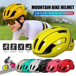 Capacetes de ciclismo Bicycle Helmet Mountain Road Bike Riding Capacete ao ar livre Capace de segurança esportiva ao ar livre Equipamento de ciclismo de capacete leve para masculino P230419
