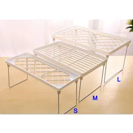 Portaoggetti Scaffali Scaffale pieghevole da 1 pezzo Scaffale da cucina per armadio pieghevole da bagno Scaffale da cucina per nuovi accessori Organizzatore di progetti