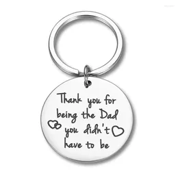 Keychains Fathers Day Gifts For Step Dad Keychain Daddy Papa Wedding Father Bride Groom From Daughter Son Kids Key Ring