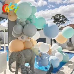 Party Decoration 1st 36 tum Big Macaron Balloon Candy Color Creative Birthday Arrangement Arches Wedding Supplies