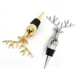 Bar Tools Metal Red Wine Bottle Stoppers Creative Deer Head Beer Champagne Sealing Stopper Christmas Party Decoration Drop D Dhgarden Dhnk4