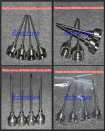 Мини-наборы для ногтей Wholes электрический Domeless Gr2 Титановый колпачок для ногтей Carb Cap стеклянный бонгёр DABBER ИНСТРУМЕНТ СИЛИКОНОВЫЙ КОНТЕЙНЕР9061745