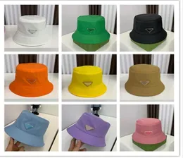 Tasarımcı Naylon Kova Şapkaları Kadınlar ve Erkekler İçin Kapaklar 9 Renk Kaliteli Lüks Bayanlar Erkek Unisex Unisex Fied Sun Hat Fisherman Cap M S6227038