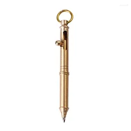 BOLT ACTION METAL SIGNING PEN BEOVA GRIP MATCH BALLPOINT MED KEYRING Skriv smidigt för kontorskvinnor Män