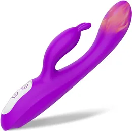 g spot stimulation Rabbit g spot vibrator on rabbit ear clitoris, waterproof dildo with 9 strong vibration double motor stimulation