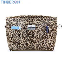 Cosmetic Bags Cases TINBERON Tas Wanita Liner Kosmetik Kain Oxford Tebal Ganda Tangan Organizer Penyimpanan Travel Rapi 230418