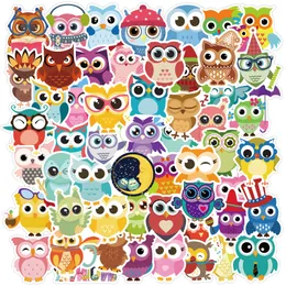 80st Prossist Cartoon Owl Stickers Waterproof Sticker för bagage bärbar dator gitarr skateboard anteckningsbok vatten flaskan telefonfodral bildekaler