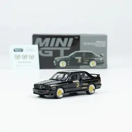 Блоки MINI GT 1 64 Модель автомобиля M3 1987 ATCC JPS Team Winner Литой под давлением автомобиль из сплава 608 231118