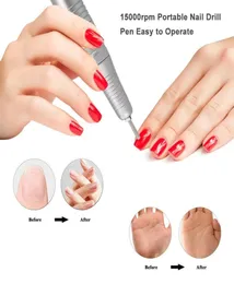 Elektryczne paznokcie pióro USB Poliska Grind Manicure Maszyna Pieczelna Narzędzia Art Art Tools6290183