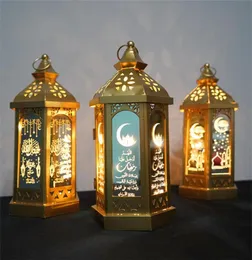 Ramadan Lampe EID Mubarak Ramadan Party LED Hängende Laternen 1428 cm Warme Lichter Islam Muslim Event Party Dekorationen Meer Schiff GWA37428019