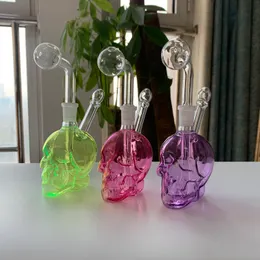 5 인치 유리 물 파이프 버블 오일 오일 버너 물 담뱃기 Dab Rig Bongs