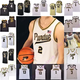 Purdue Boilermakers Basketball Jersey NCAA College Zach Edey Fletcher Loyer Braden Smith Lance Jones Coin Heide Robinson Ivey Furst Newman