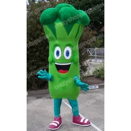 Natal brócolis mascote traje de alta qualidade personagem dos desenhos animados roupas halloween carnaval vestido ternos adulto tamanho festa de aniversário ao ar livre outfit