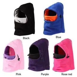 Beanie Skull Caps Kids Winter Fleece Balaclava Hat Thermal Neck Warm Full Face Ski Mask Hood Cap Boys Girls Barn 231118
