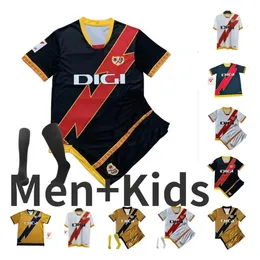 2023 2024 Rayo Vallecano Soccer Jerseys Falcao Isi Bebe Maillots Shirt Mens Unai Lopez Trejo Garcia Ciss