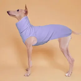 Dog Apparel Fleece Sweaters | Greyhound Whippet Italian Vest Turtleneck 231118