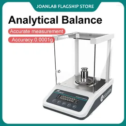 Escala de laboratório Equilíbrio analítico Display Digital Microbalança Escala eletrônica de precisão 120g 220g Faixa 0,1mg CE