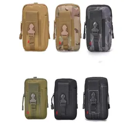 Fondina tattica esterna universale Molle militare Marsupio marsupio Portafoglio Custodia per cellulare con cerniera Tasca per marsupio4824674