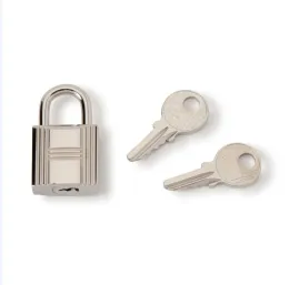 H 1 lock, 2 keys, bag parts replacement, designer handbag, wallet, luggage bag, stainless steel metal alloy padlock accessories