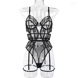 Women's Shapers 2239 Sexy Thin Body Onesie Lace Design Fashionable Black Underwear Can Be Open Gear Condole Belt Money Has The Goods Attr