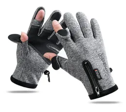 Fishing Gloves Touchsn 2Cut Fingers Warm Cold Weather Waterproof Suitable for Men and Women Ice Fishing Fly Photography Motorcycle Running Shooting8261035