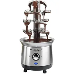 Andra köksmatsal Nostalgia Electric Chocolate Fondue Fountain 32ounce 4 Tier Set Machine For Cheese Melting likör 231118