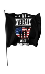 Je suis un vétéran, mon serment n'expire jamais 3039 x 5039 pieds drapeaux bannières de célébration en plein air 100D polyester de haute qualité avec laiton 2660906