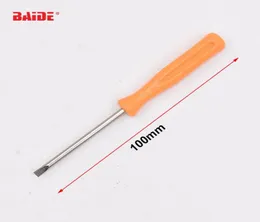 30 x 100 mm 45 çelik turuncu düz bıçak flathead yuva tipi düz oluklu vida ph0 3mm phillips tornavida 1000 pcs lo7096497