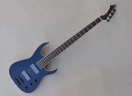 4 Strings Black Ash Electric Bass Guitar com braço de pau -rosa de pau -rosa personalizável