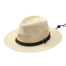Широкие шляпы в воздушную шляпу с сеткой сетка Полая солома из соломы
