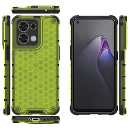 OPPO 용 벌집 PC TPU 케이스 X6 X5 A17 A57 A58 A78 K10 영역 NARZO 50A 50I Pro Plus 4G 5G Shock Proof