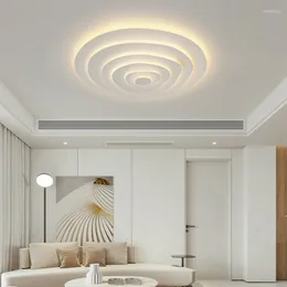 Chandeliers Atmospheric Living Room Led Modern Minimalist Creative Warm Hall Ceiling Lights Cloud Bedroom Lamp