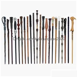 Gry filmowe S Magiczne różdżki Cosplay Actoion Figures Ginny Snape Metal/Iron Core Magical Wand Bez pudełka Prezenty świąteczne D Hhyzd