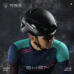 Cycling helmets men's and women's mountain bikes are equipped with one-piece shaped broken wind road bicycle helmet PF