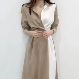 Casual Dresses Midi in Vintage Playa Women Clothes for Woman Boho Dress Sets Urban Korean Dongdaemun 2023 Elegant Gown Harajuku 230419