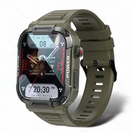 Nuovi uomini smart orologi militari robusti per xiaomi Android iOS ftiness orologi IP68 Waterproof 1.85 '' Bluetooth Call Smartwatch