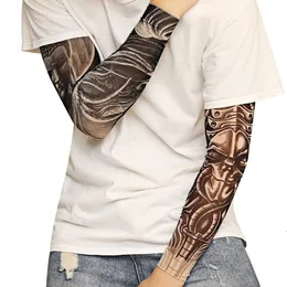 Sleevelet Arm Sleeves 1PC Street Tattoo Sonne UV-Schutz Abdeckung Nahtlose Outdoor Basketball Reiten Sonnencreme Für Männer Frauen 230418