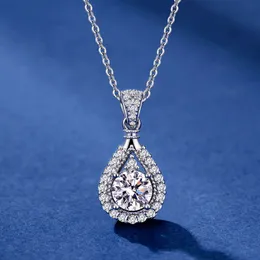 Necklace Designer Necklace Luxury Jewelry Dating Water Drop Necklace S925 Set with Zircon Diamond Pendant as Gift for Girlfriend Jewelry Classic Dress Accessories