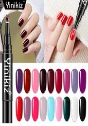 12 pezzi One Step Gel Polish UV LED Soak Off Gel lacca per manicure 3 in 1 Nail Art Vernice Pen9693073