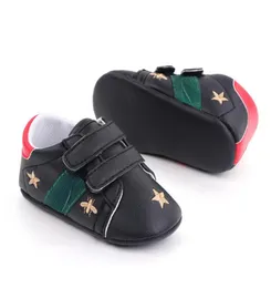 Nouveau-né bébé garçons premiers marcheurs chaussures bébé infantile enfant en bas âge PU chaussures à semelles souples enfants baskets berceau Shoes3053768