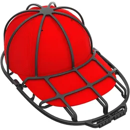 Lagringskorgar Multifunktionella baseballmössa Cap Wask Fit Hat Frame PP Washing Cage Double Deck Cleaners Protector 230418