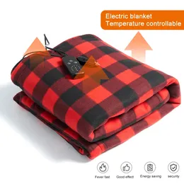 Elektrisk filtbil Uppvärmd kropp varmare snabb uppvärmning 12V Pad Heater 9 Justerbar temperatur för camping 231118