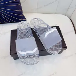 2024 Summer Jelly Sandals For Men Women Clear PVC Rubber