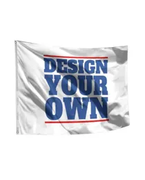 Anpassade 3x5ft flaggor Banners 100Polyester Digital Printing för inomhus utomhus högkvalitativ reklamkampanj med mässing GROMMET1313535