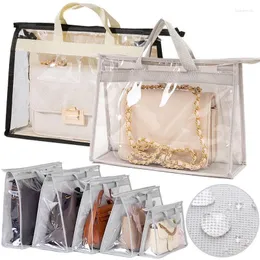 Storage Bags S-XXL Handbag Dust Clear Purse Organizer For Closet Zipper Hanging Bag Handbags