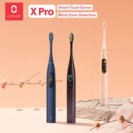 Escova de dentes Oclean x Pro Smart Sonic Electric Conjunto IPX7 Ultrassom Brecha Brecha recarregável Kit de dentes ultrassônicos automáticos 230419