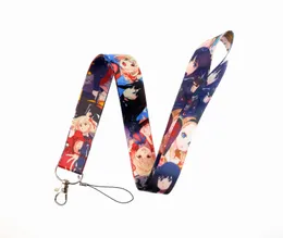 Tasarımcı Keychain Anime Lycoris Recoil Recoil Cartoon Lanyard Keychain Anahtarlar Rozeti için Kradardlar Kimlik Kimliği ID Cep Telefonu Halat Boyun Kayışları Aksesuarlar Hediyeler