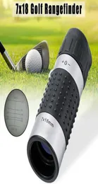 Golf Training Aids Telescópio Óptico Range Finder Scope Yards Medida Roleta Medidor Rangefinder Distância Ao Ar Livre Monocular E8b94131285