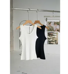 designer vest Women Tanks Camis Anagram-embroidered cotton-blend tank tops Shorts Designer Skirts Yoga Suit bra Vest Ladies solid Vintage T Shirt Femme