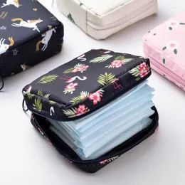 Storage Bags Tas Penyimpanan Serbet Sanitasi Tampon Wanita Tempat Kartu Kredit Kantong Handuk Kosmetik Portable Organizer